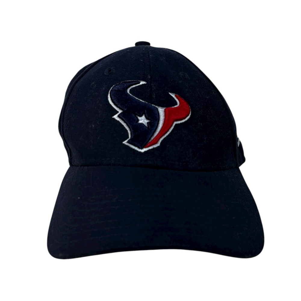 New Era Houston Texans Navy Blue Embroidered Logo Adjustable Baseball Cap Unisex